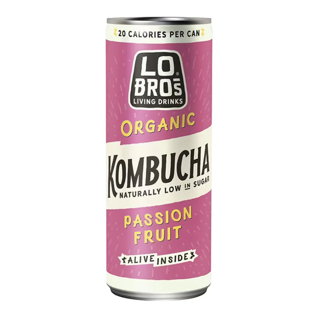 Lo Bros Passionfruit Kombucha 250ml