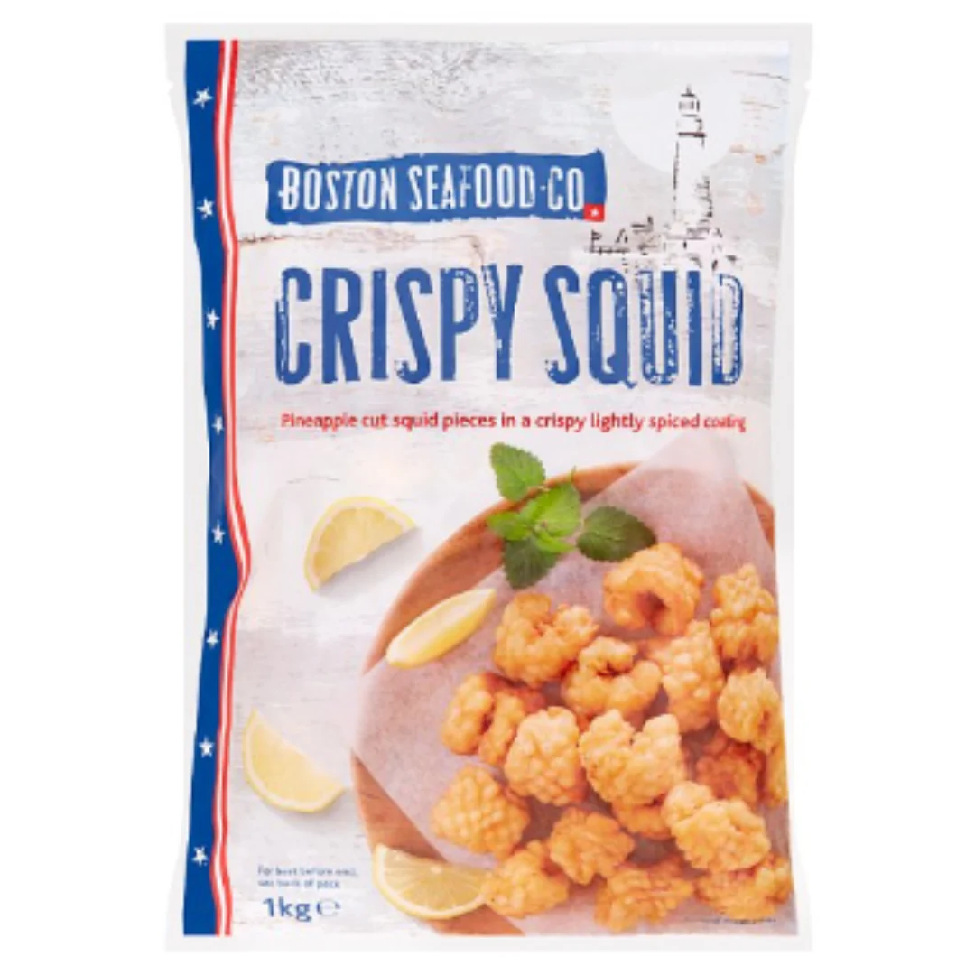 Boston Seafood Co Crispy Squid 1kg x 1 Pack