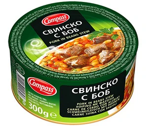 24x Compass Pork In Beans Stew 300g