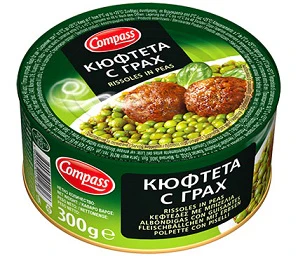 24x Compass Rissoles In Peas 300gr