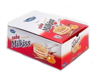 18x Elit Sweets Milkiss Cake Milk & Honey 42gr
