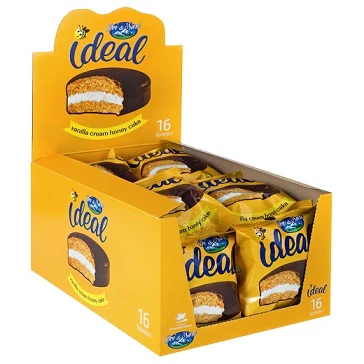 18x Elit Sweets Ideal Vanilla Cream Honey Cake 72gr