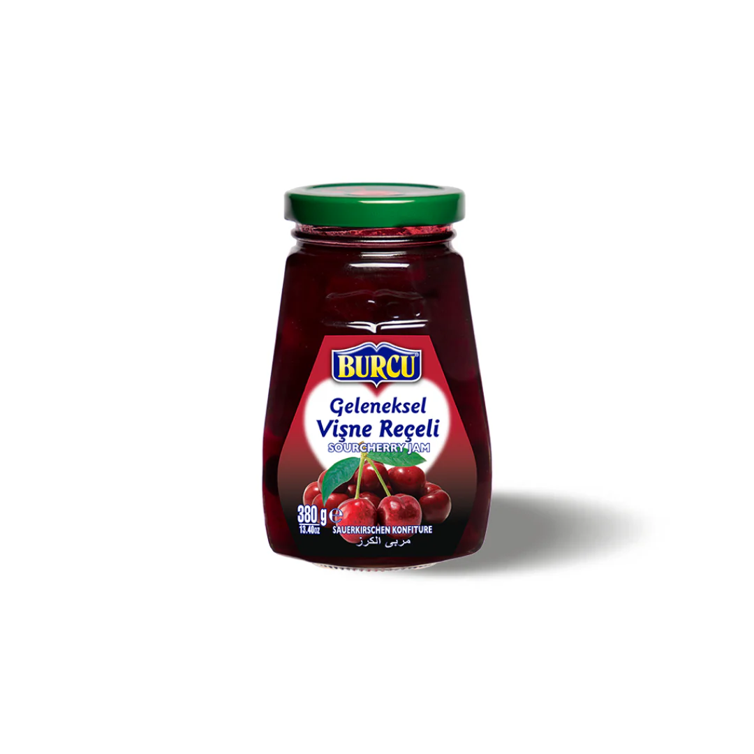 Burcu Cherry Jam (Visne Receli) 380Gr