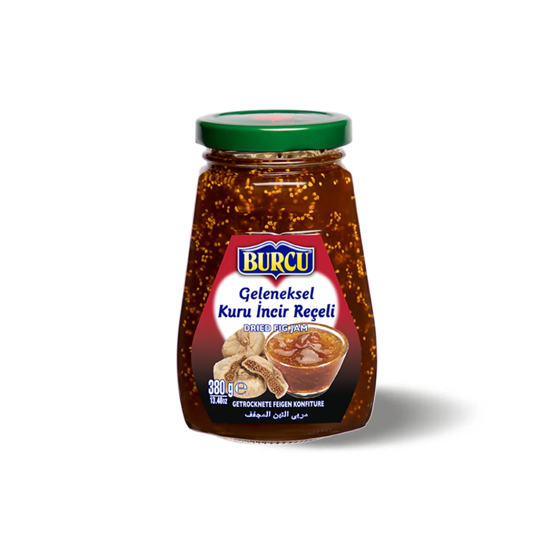 Burcu Fig Jam (Kuru Incir Receli) 380Gr