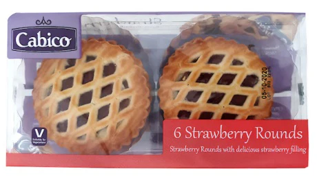 12x Cabico Strawberry Rounds