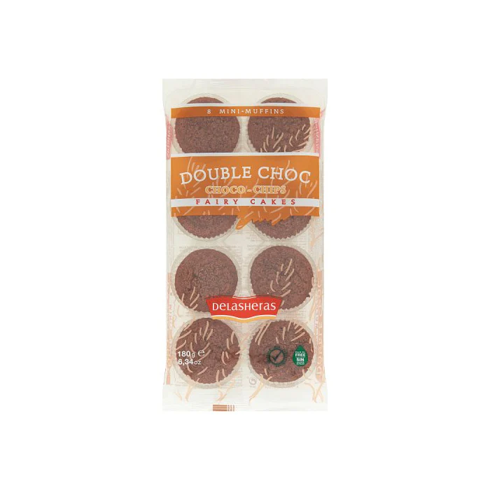 14x Cabico Dlh Double Choco Fairy Cakes