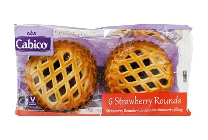 12x Cabico 6 Strawberry Rounds 255gr
