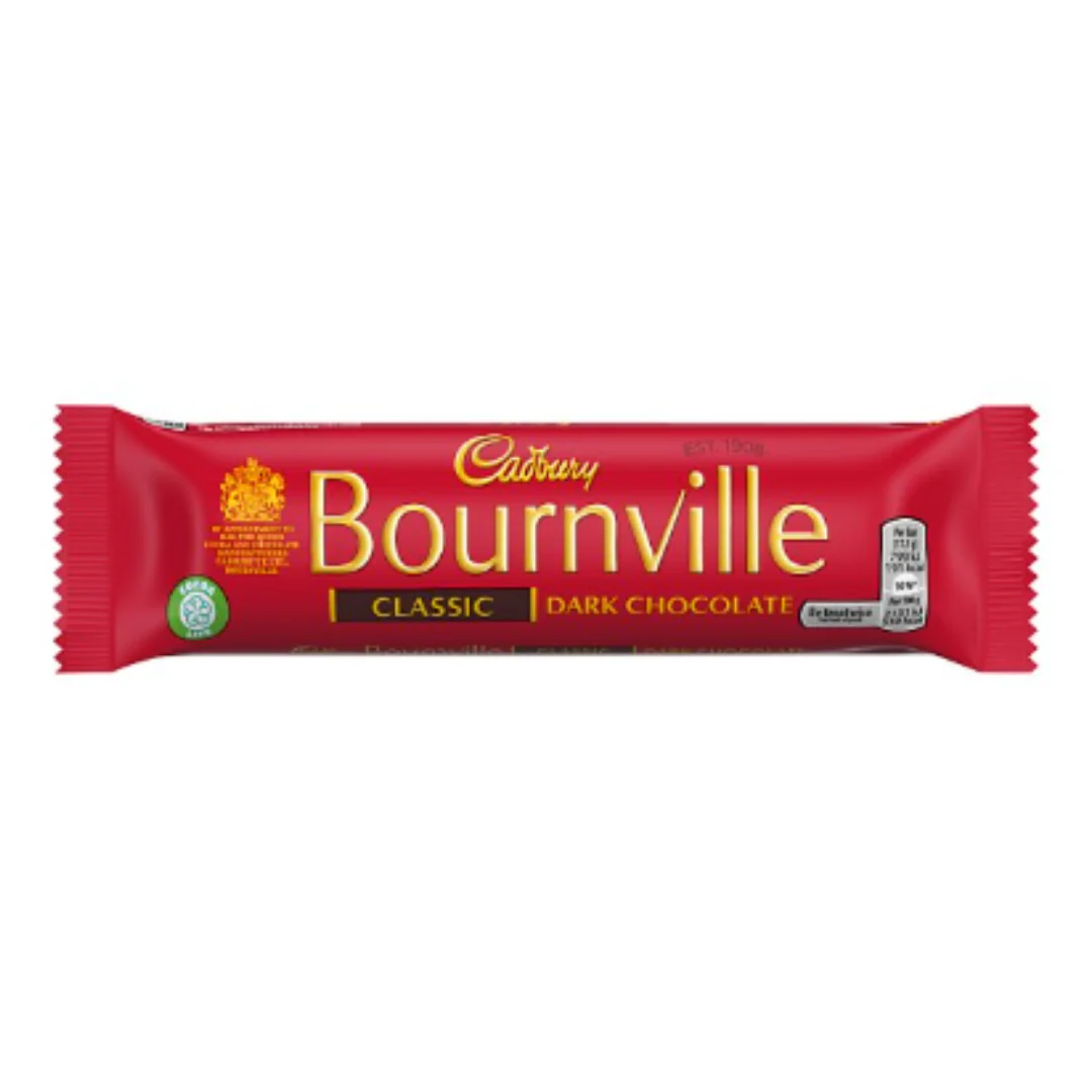 Cadbury Bournville Classic Dark Chocolate Bar 37.5g x Case of 36