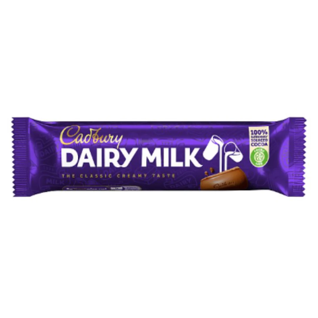 Cadbury Dairy Milk Chocolate Bar 45g x Case of 48