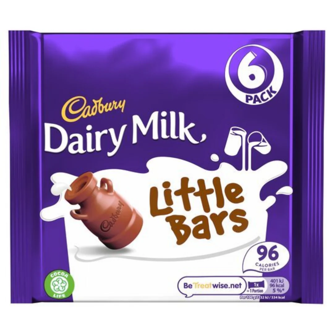 Cadbury Fair For Kids 6 Pack 108gr