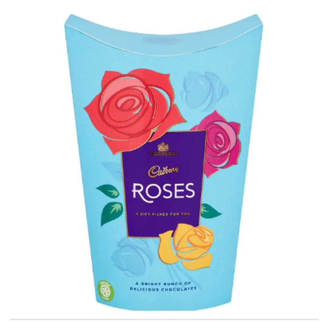 Cadbury Roses Chocolate Carton 186g x Case of 9