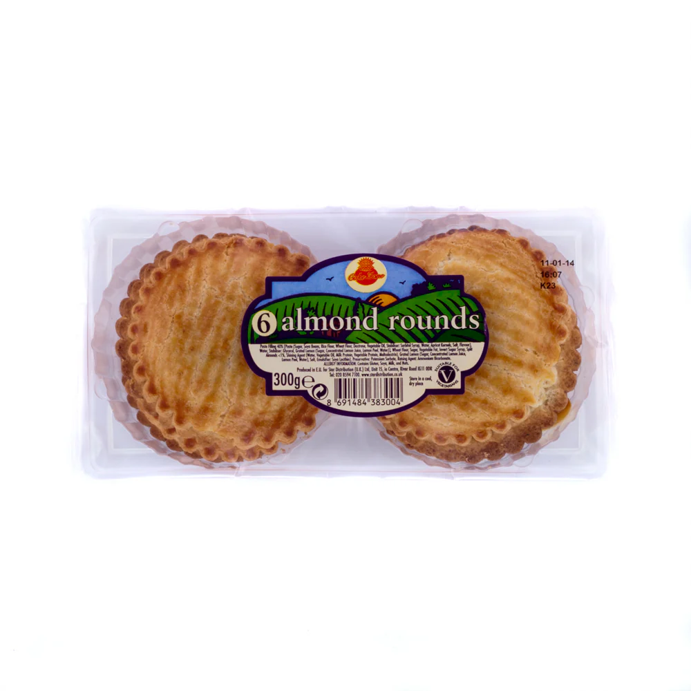 12x Cake Zone Almond Rounds