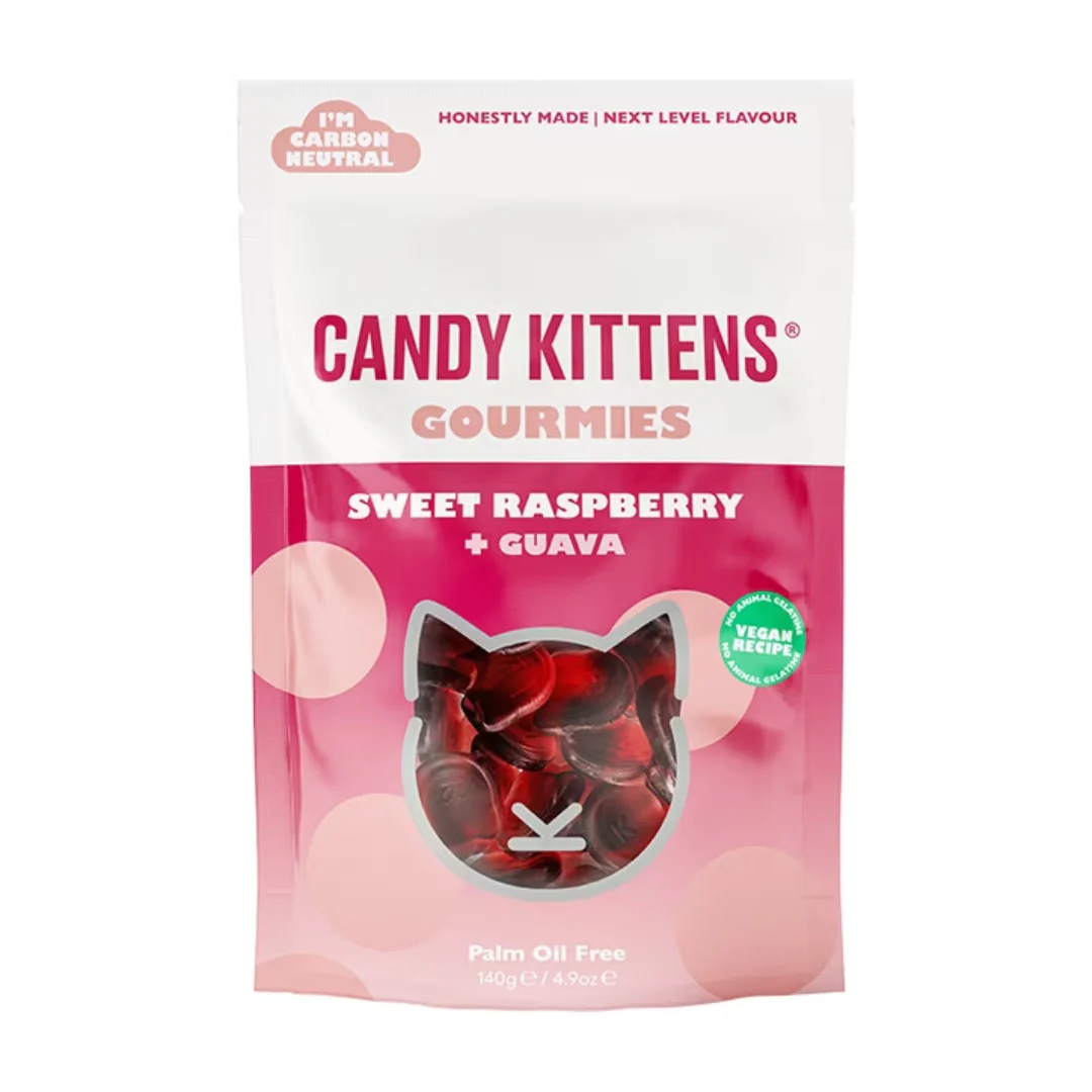 Candy Kittens Sweet Raspberry & Guava 140g