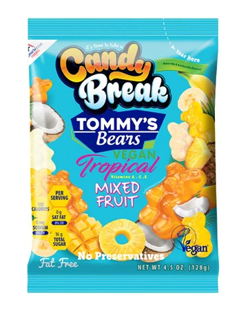 12x American Candy Break Tommy'S Bears Tropical(Halal)