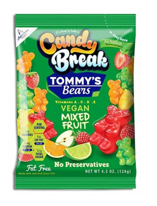 12x American Candy Break Tommy'S Bears Sour (Halal)