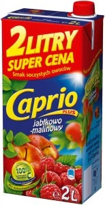 6x Caprio Apple-Raspberry 2lt Carton