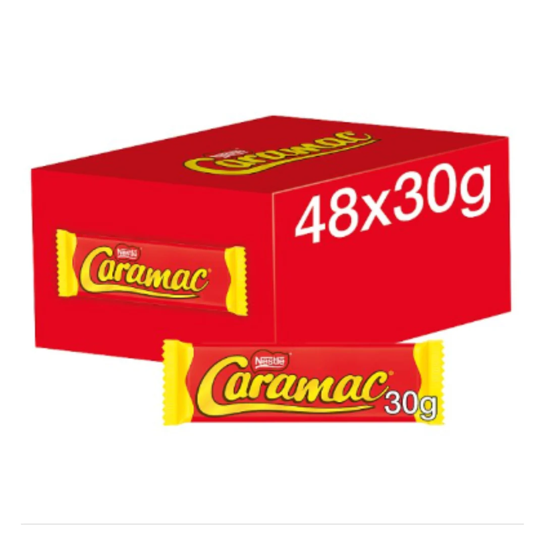 Caramac Caramel Chocolate Bar 30g x Case of 48