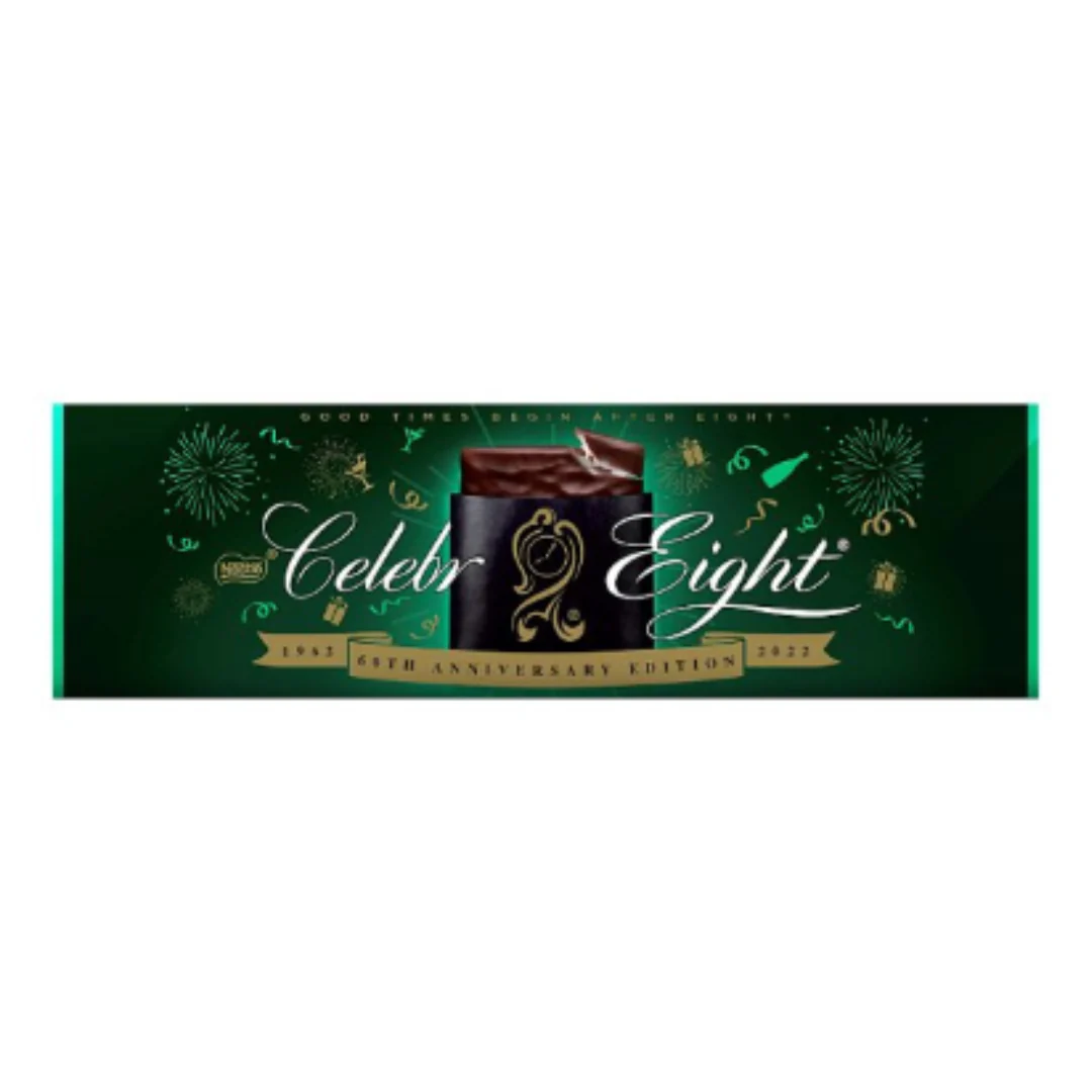 Celebr Eight Dark Mint Chocolate Box 300g x Case of 1