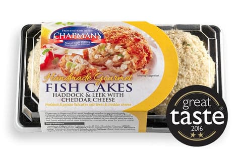Chapman's Haddock & Leek with Cheddar Cheese Fish Cake 2 x 115g (230g)