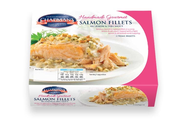 Chapman's Salmon Fillets in Lemon & Dill Sauce 400g