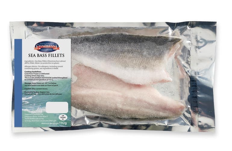 Chapman's Seabass Fillets 192g