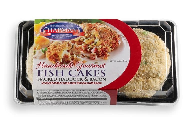 Chapman's Smoked Haddock & Bacon Fish Cake 2 x 115g (230g)