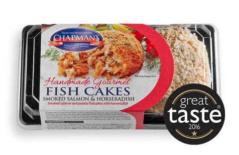 Chapman's Smoked Salmon & Horseradish Fish Cake 2 x 115g (230g)