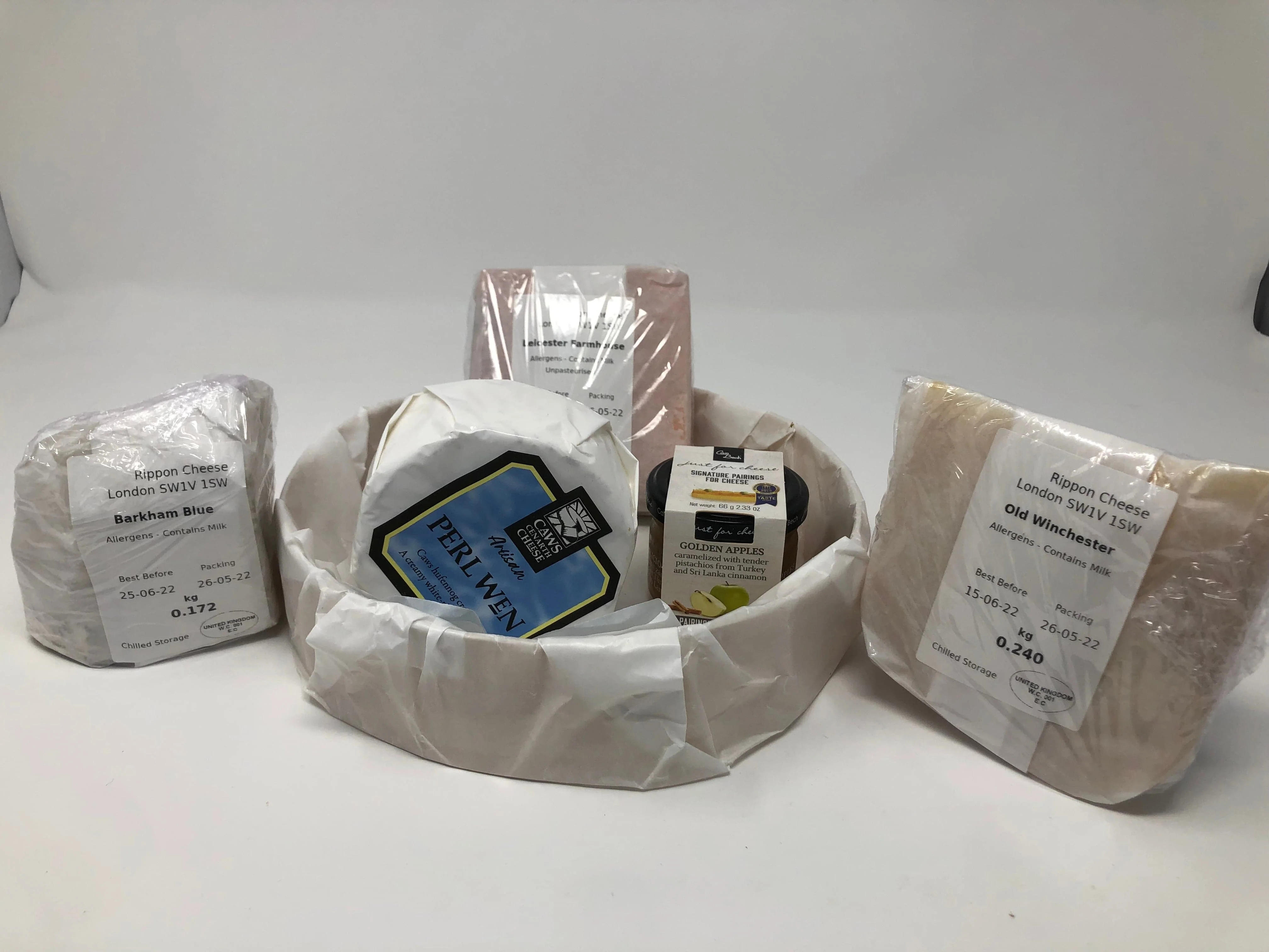 Cheese Taster Set Hamper for 6-8 People | 5 Types of Artisan Cheese | 1000gr - Image 3