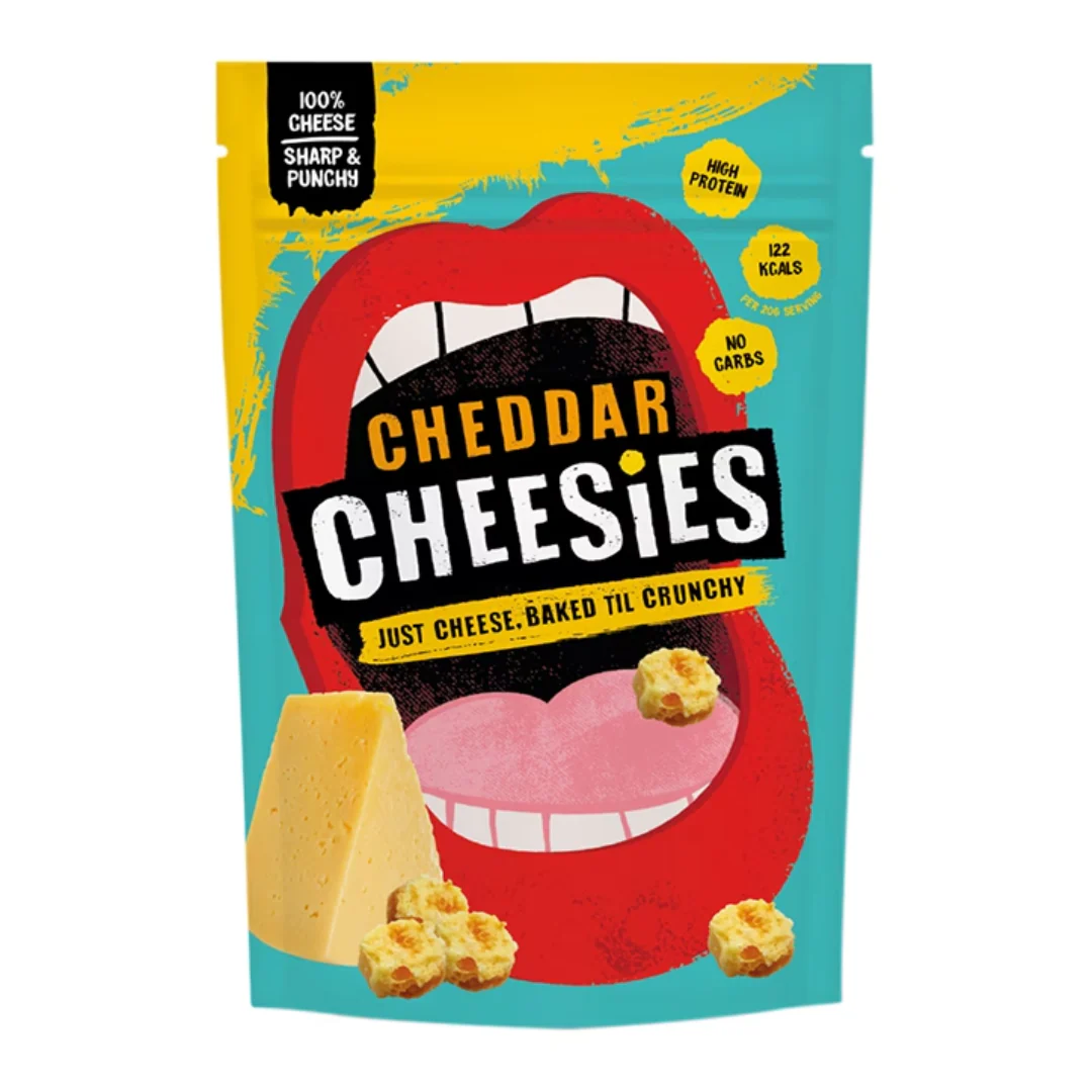 Cheesies Cheddar Crunchy Popped Cheese 60g