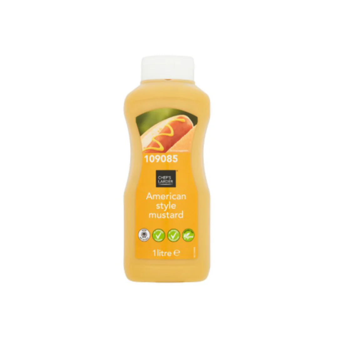 Chef's Larder American Style Mustard 1 Litre x 6