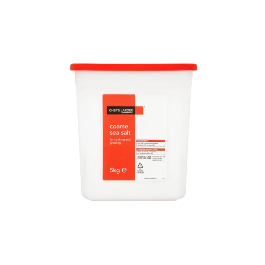 Chef's Larder Coarse Sea Salt 5kg x 2 pack