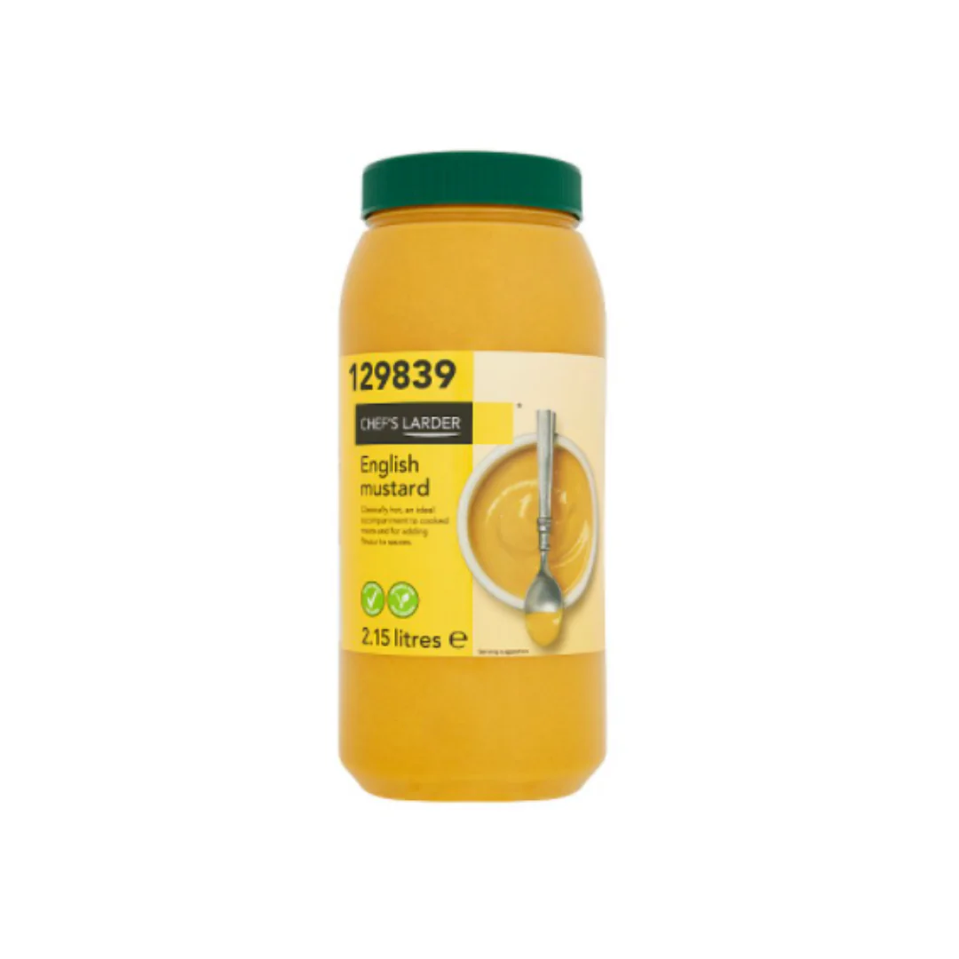 Chef's Larder English Mustard 2.15 Litres x 4