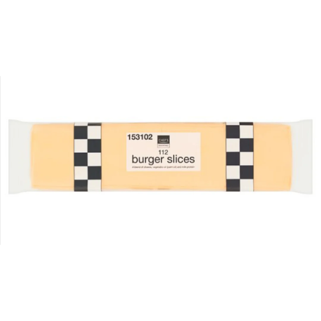 Chefs Essentaials Burger Slices Cheese (112 Slices) 1.4kg
