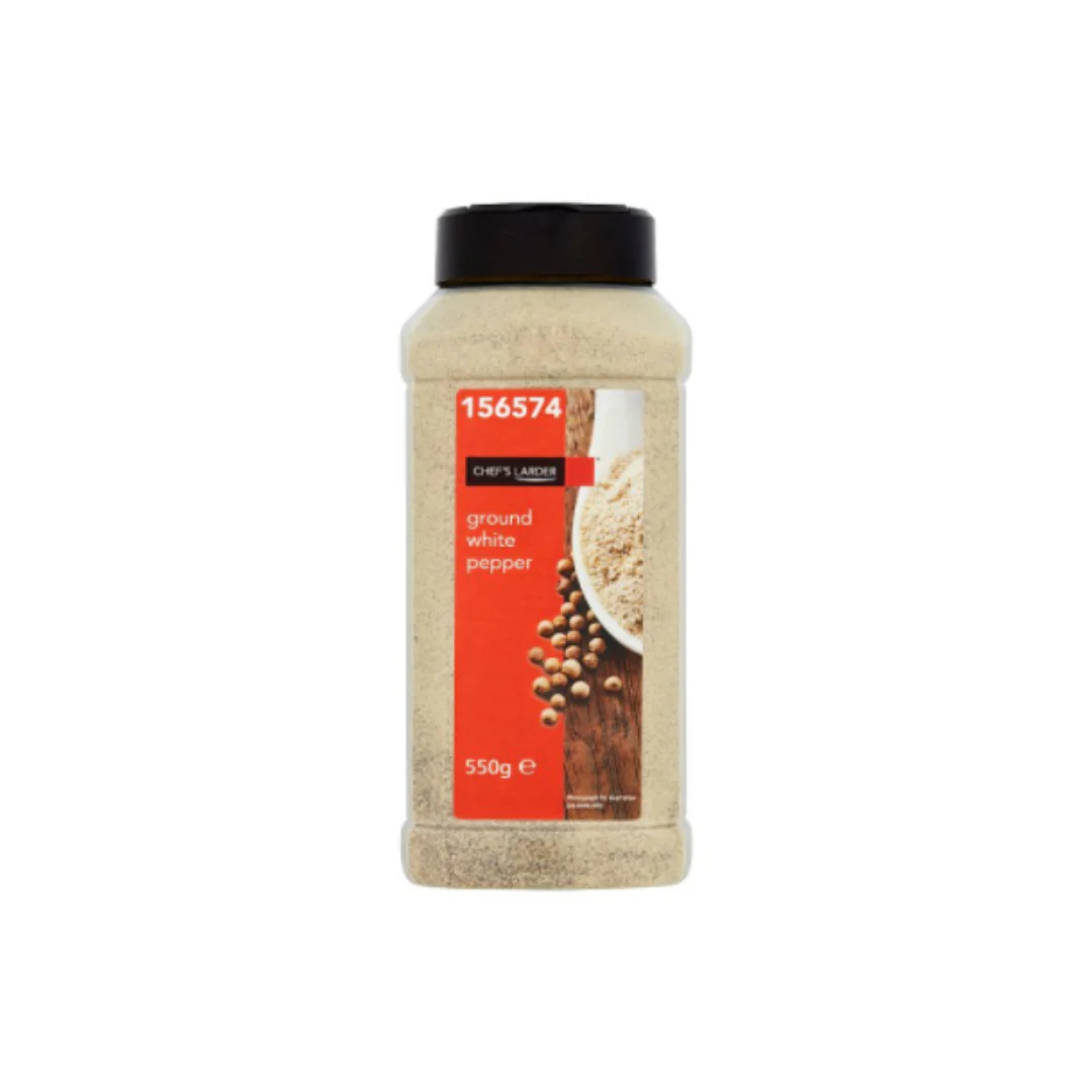 Chef's Larder Ground White Pepper 550g x 6