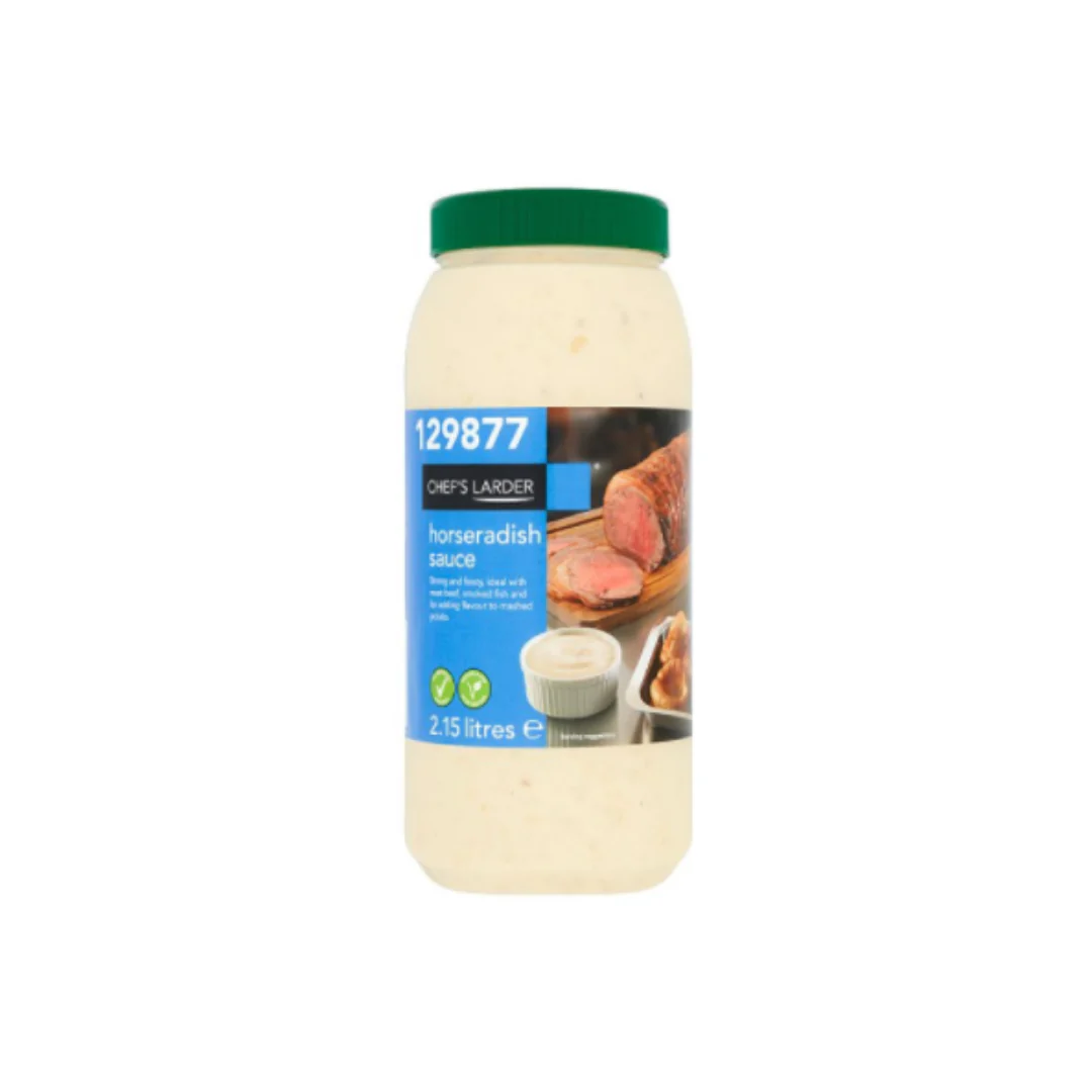 Chef's Larder Horseradish Sauce 2.15 Litres x 4