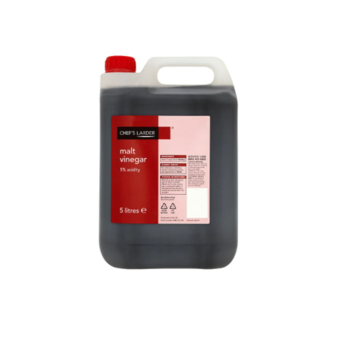 Chef's Larder Malt Vinegar 5 Litres x 4