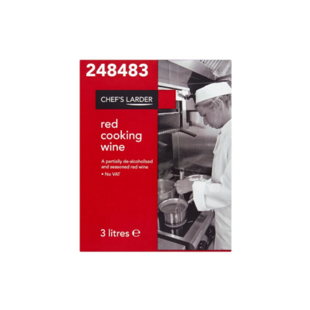 Chef's Larder Red Cooking Wine 3 Litres x 4