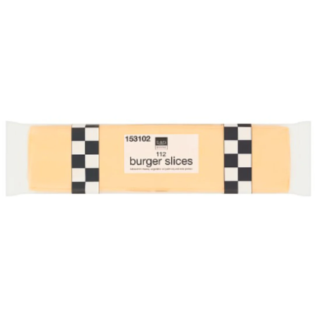 Chef's Essentials 112 Burger Slices 1.4kg x 8