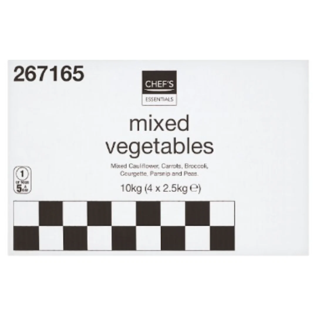 Chef's Essentials 4 Mixed Vegetables 10kg x 1 Pack