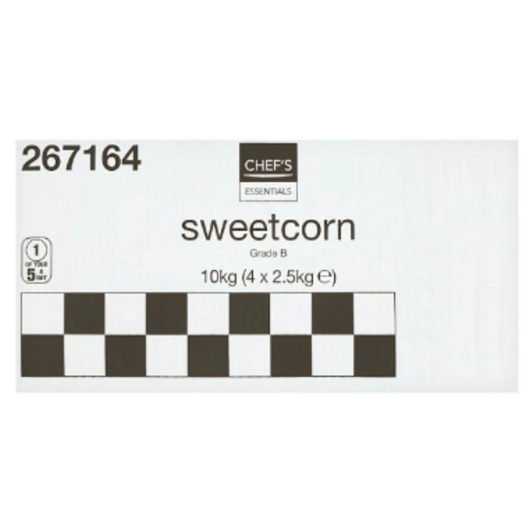 Chef's Essentials Sweetcorn 10kg x 1 Pack