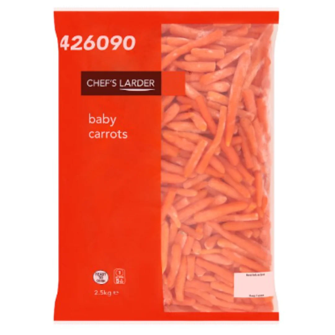Chef's Larder Baby Carrots 2.5kg x 1 Pack