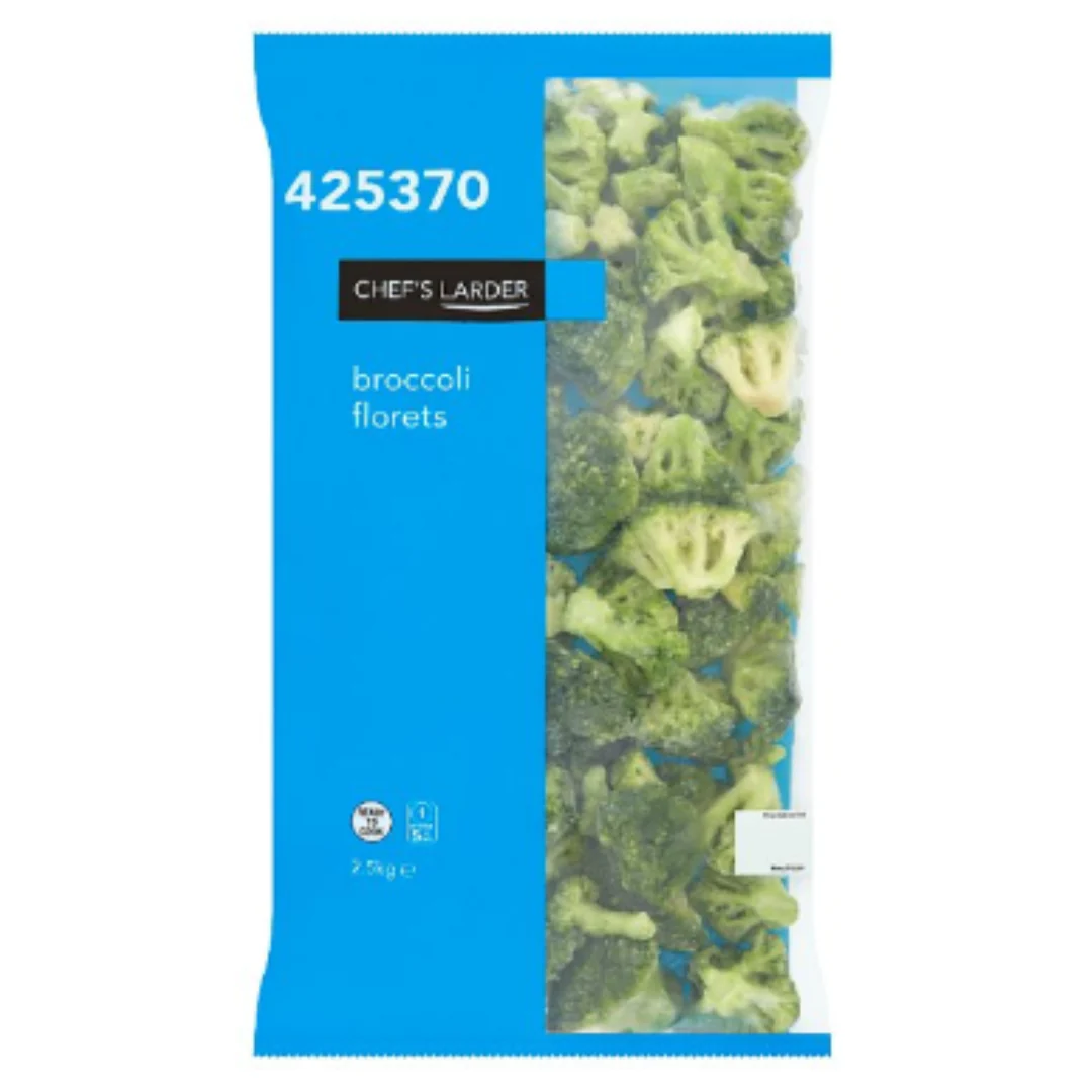 Chef's Larder Broccoli Florets 2.5kg x 4 Packs
