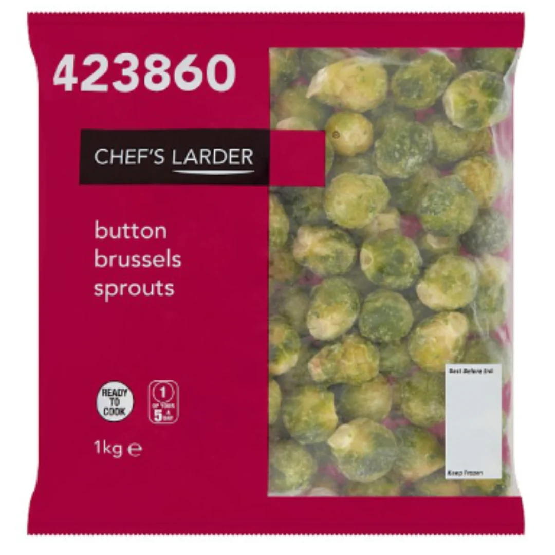 Chef's Larder Button Brussels Sprouts 1kg x 1 Pack