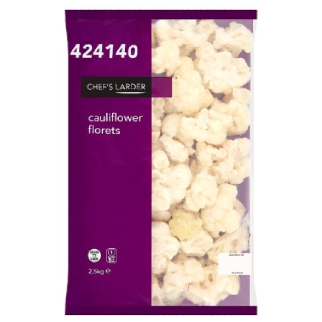 Chef's Larder Cauliflower Florets 2.5kg x 1 Pack