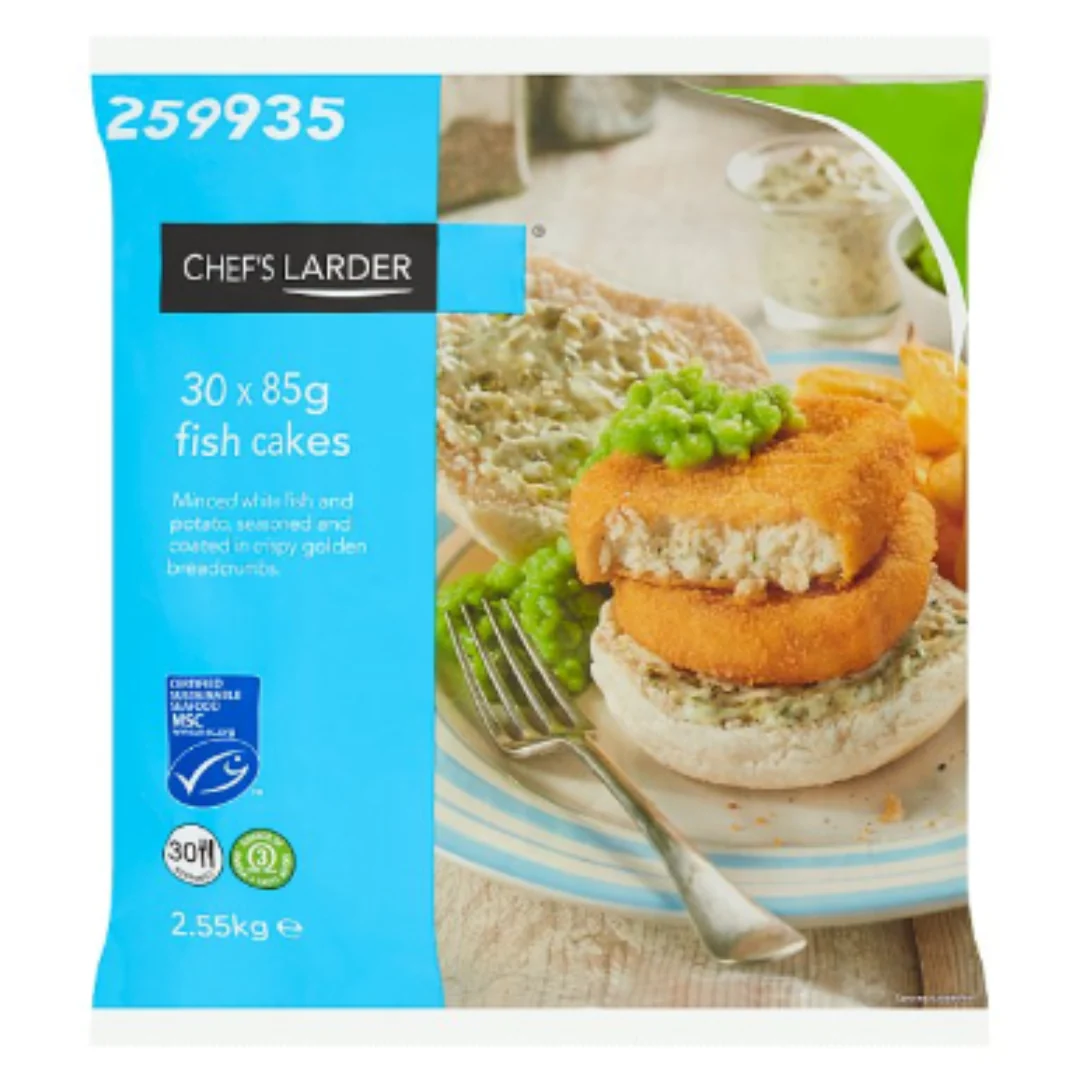 Chefs Larder Fish Cakes 2.5kg x 1 Pack