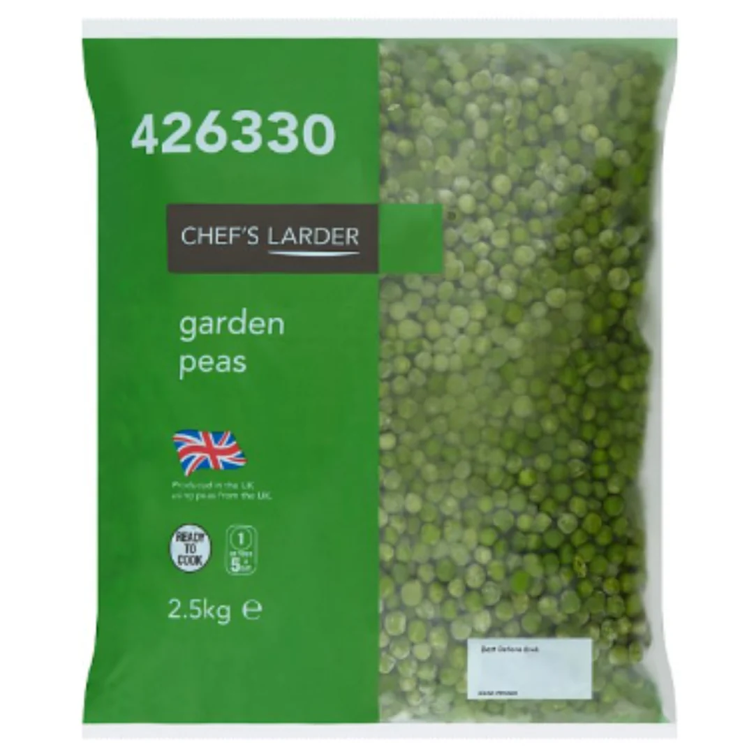 Chef's Larder Garden Peas 2.5kg x 6 Packs