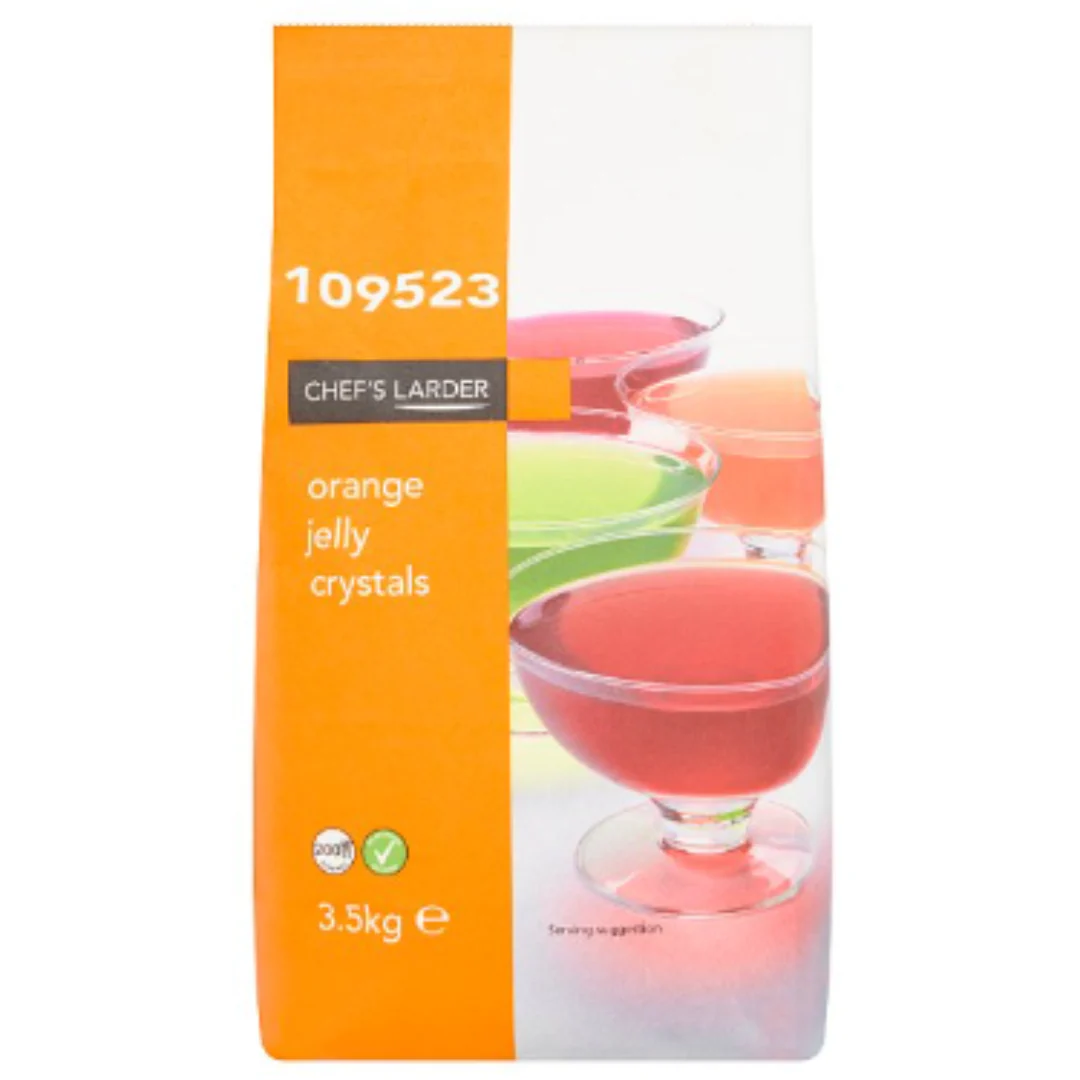 Chef's Larder Orange Jelly Crystals 3500g x 4