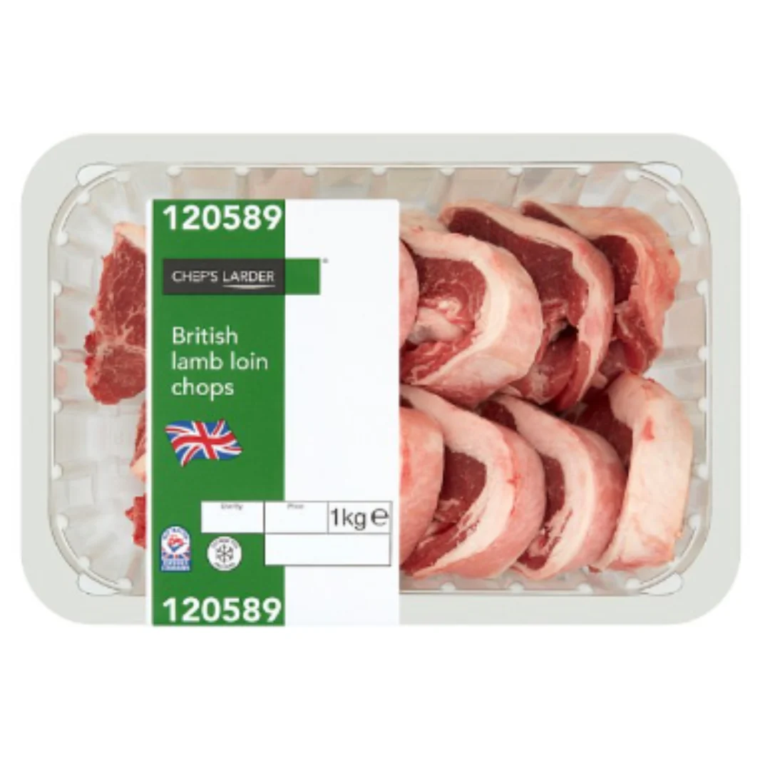 Chef's Larder British Lamb Loin Chops 1kg x 1 Pack