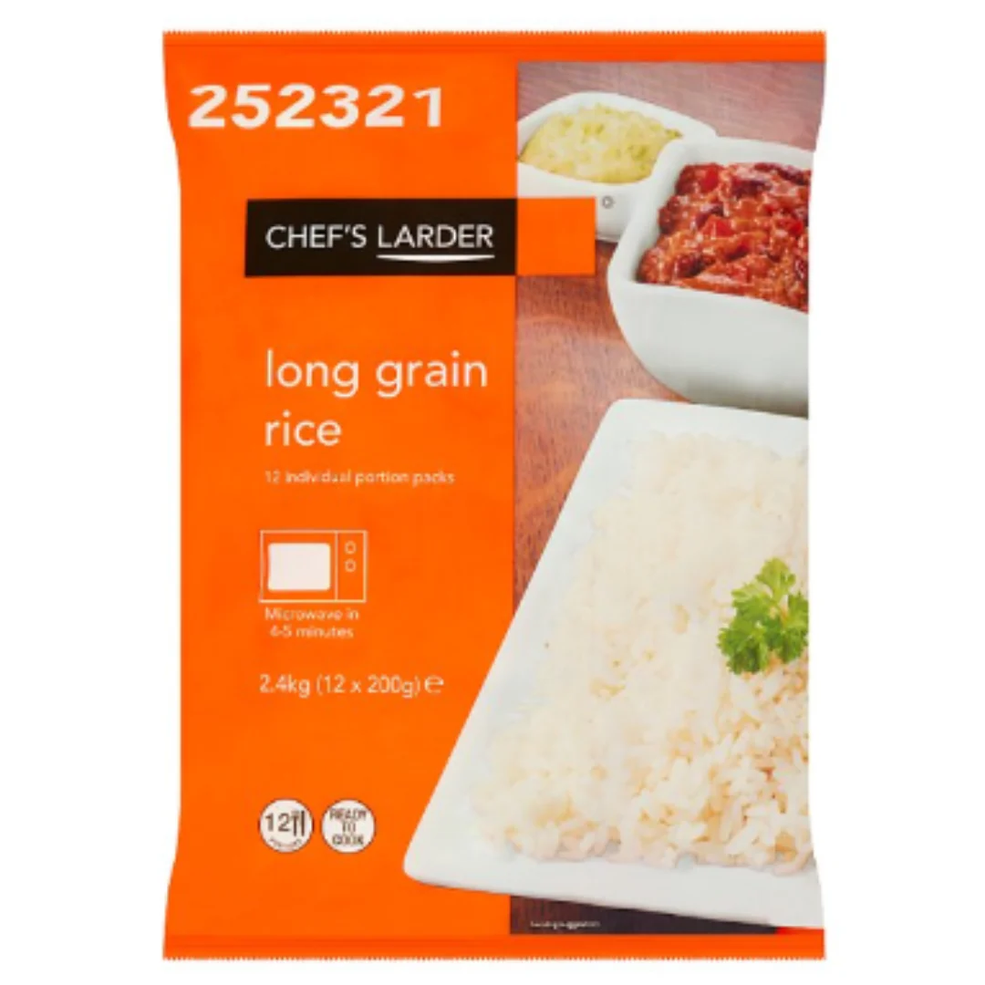 Chef's Larder 12 Long Grain Rice 2.4kg x 1 Pack