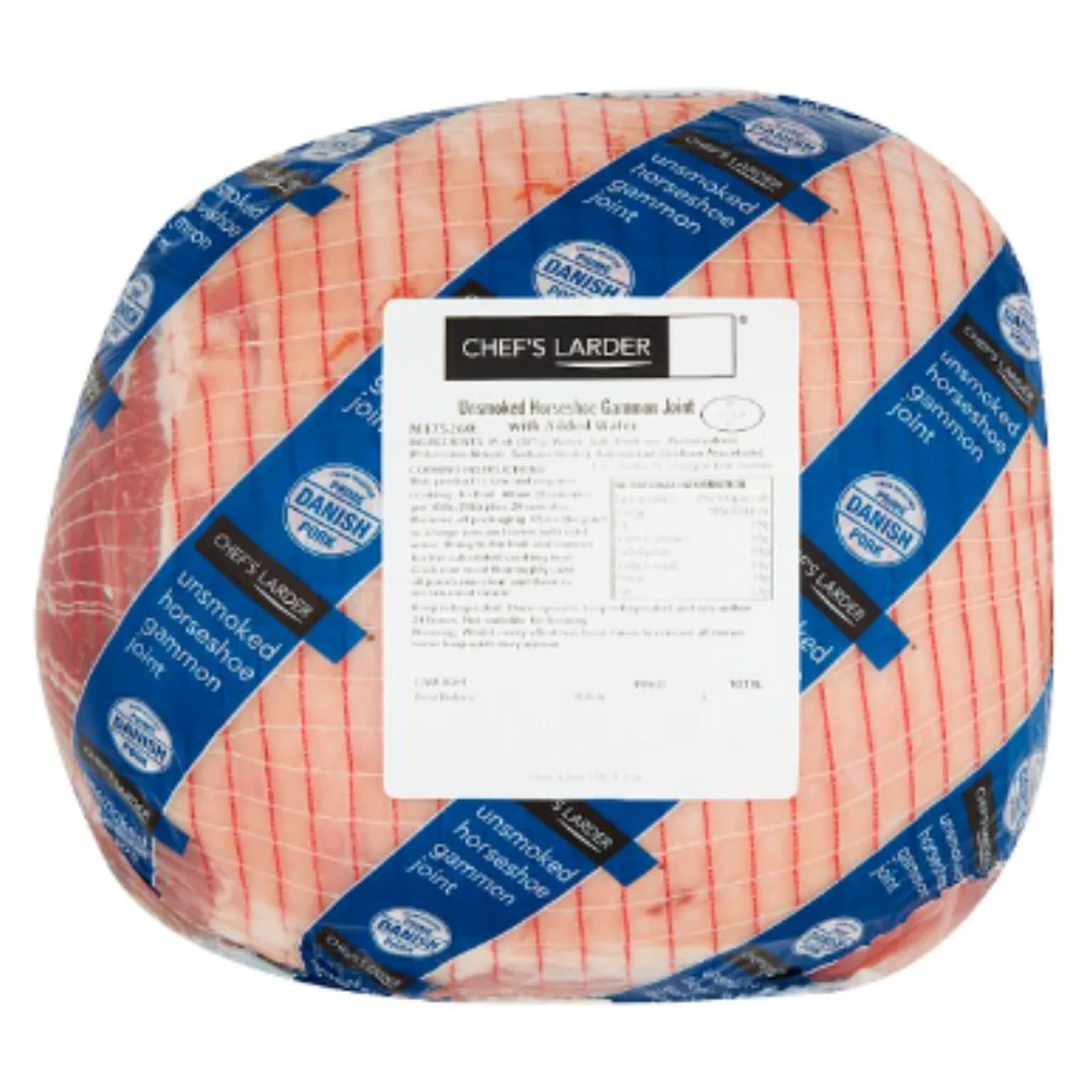 Chef's Larder Unsmoked Horseshoe Gammon Joint 5Kg